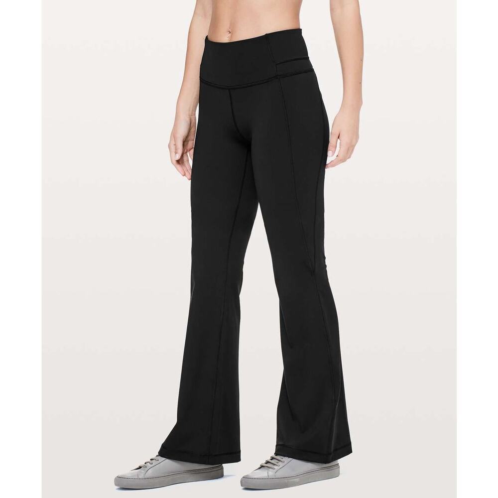 Lululemon | Y2K Groove Reversible High Waist Black/Gray Athlesuire Workout- Sz 4